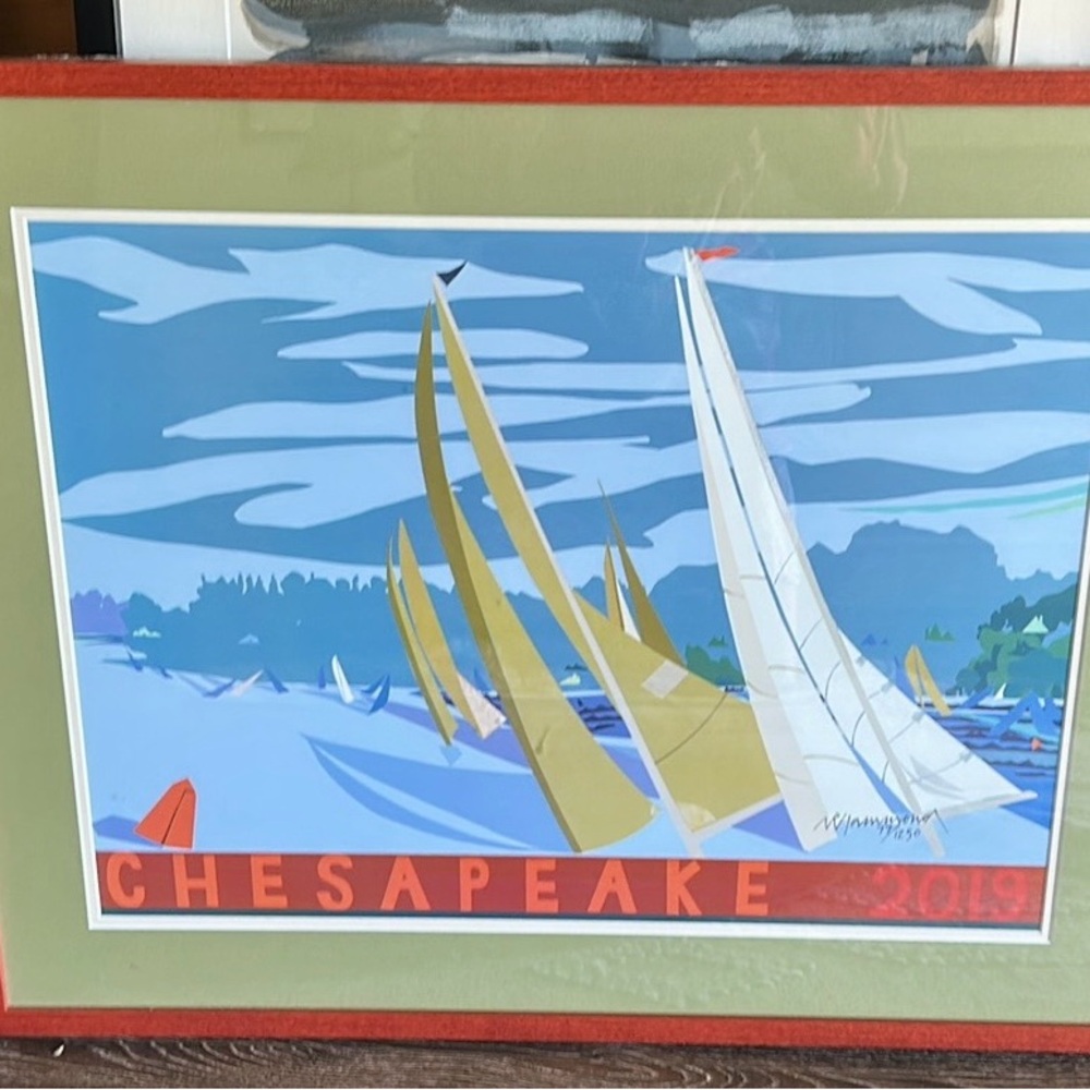 Signed Nancy Hammond Chesapeake 2019 Annual Poster